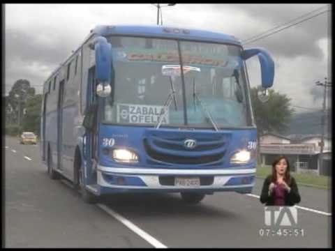 Paradas del corredor norte en mal estado