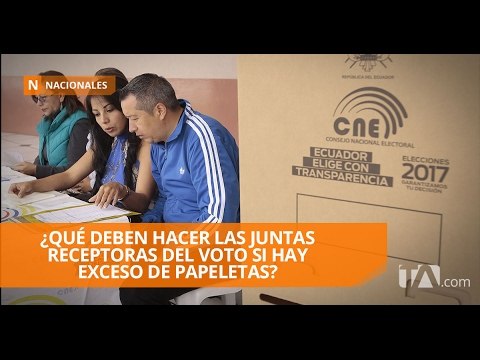 90% de miembros de las juntas receptoras del voto fue capacitado - Teleamazonas