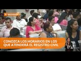 Registro Civil atiende en horarios extendidos - Teleamazonas