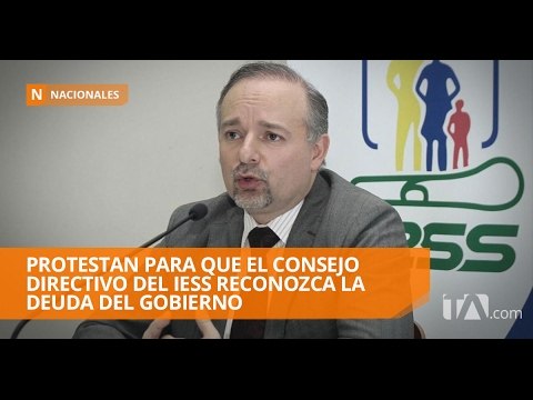 Jubilados exigen al IESS que reconozca la deuda del Gobierno - Teleamazonas