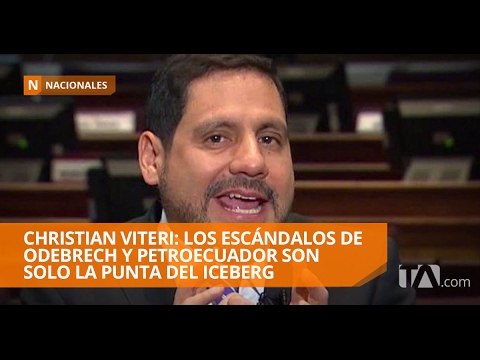 Christian Viteri sostiene que han develado fallas en la contratación pública - Teleamazonas