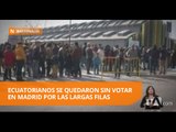 Ecuatorianos se quedaron sin votar por las largas filas