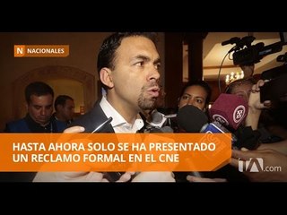 Hasta ahora solo se ha presentado un reclamo formal en el CNE