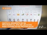 Continúa llegando el material a la Delegación Electoral de Pichincha