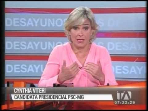 Entrevista a Cynthia Viteri sobre el resultado de las elecciones 2017