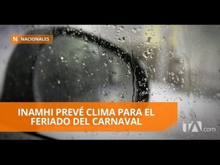 Se prevé lluvias y tormentas para este feriado de Carnaval - Teleamazonas