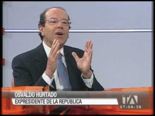 Entrevista a Osvaldo Hurtado. Análisis de actualidad política ecuatoriana