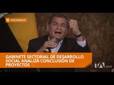 Correa encabeza gabinete sectorial de desarrollo social - Teleamazonas