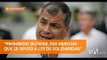 Correa llegó a Manabí y agradeció el apoyo en las urnas - Teleamazonas