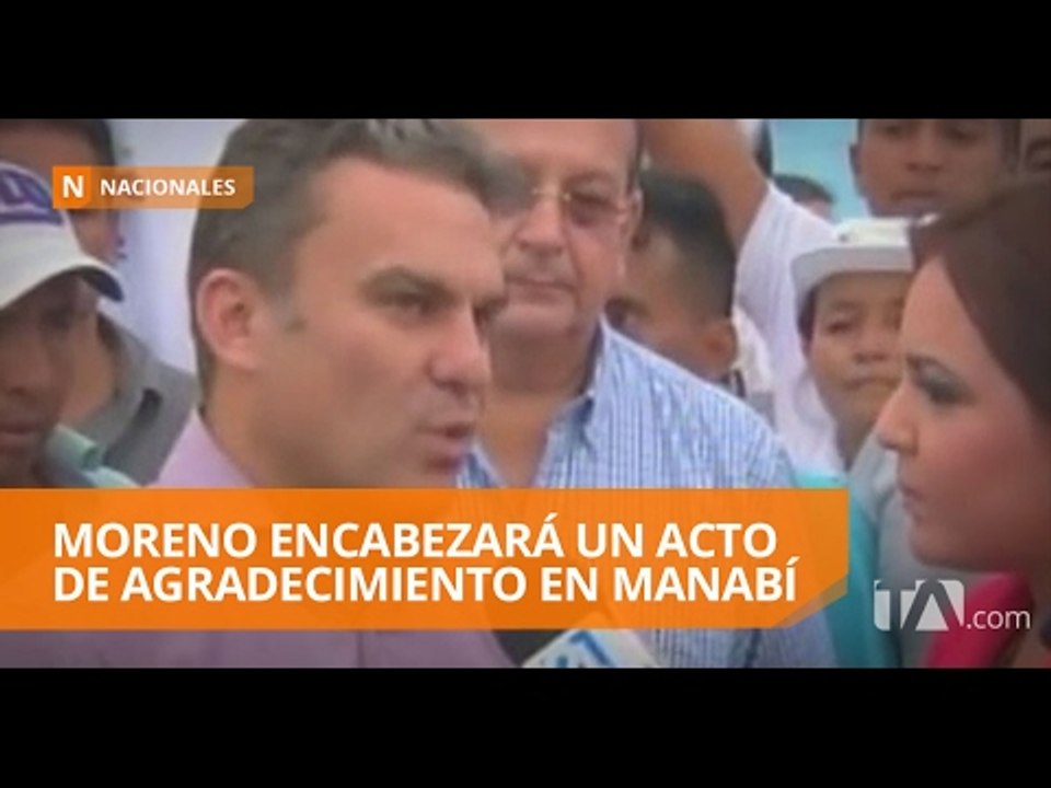 Lenin Moreno visita Manabí - Teleamazonas