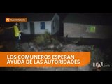 Varias viviendas resultaron afectadas tras un deslave en Chimborazo