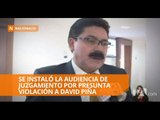 Se instaló la audiencia de juzgamiento por presunta violación a David Piña