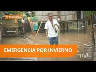 Download Video: El agua empezó a bajar en algunas zonas inundadas del Guayas - Teleamazonas