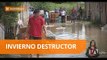 Autoridades reportan 180 familias damnificadas en General Villamil Playas