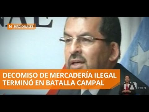 Enfrentamiento deja asfixiados y una camioneta de SENAE quemada - Teleamazonas