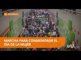 Organizaciones sociales afines al gobierno marcharon en Quito - Teleamazonas
