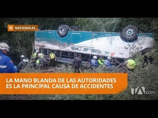 La mano blanda de las autoridades es la principal causa de accidentes