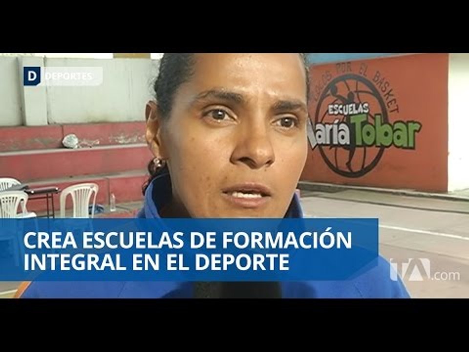 Baloncesto: María Tobar cumple uno de sus sueños - Teleamazonas