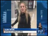 Lilian Tintori asegura que no pudo entrar a Ecuador por órdenes de Correa
