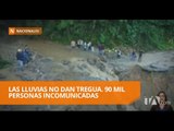 90 mil personas incomunicadas por fuerte temporal en El Oro - Teleamazonas