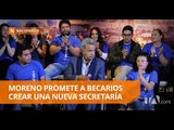 Lenín Moreno se reunió con becarios ecuatorianos - Teleamazonas