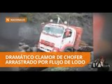 Deshielo del Chimborazo arrastró un camión - Teleamazonas
