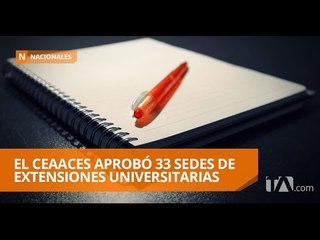 El Ceaaces aprobó 33 sedes de extensiones universitarias
