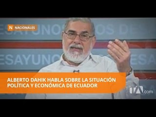 Entrevista a Alberto Dahik sobre la situación política y económica de Ecuador