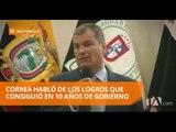 Presidente Correa dictó charla magistral en Universidad Estatal de Milagro