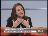 Entrevista a María Fernanda Espinosa, miembro del buró político de Lenín Moreno