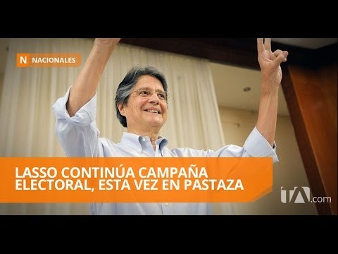 Guillermo Lasso visitó la provincia de Pastaza - Teleamazonas