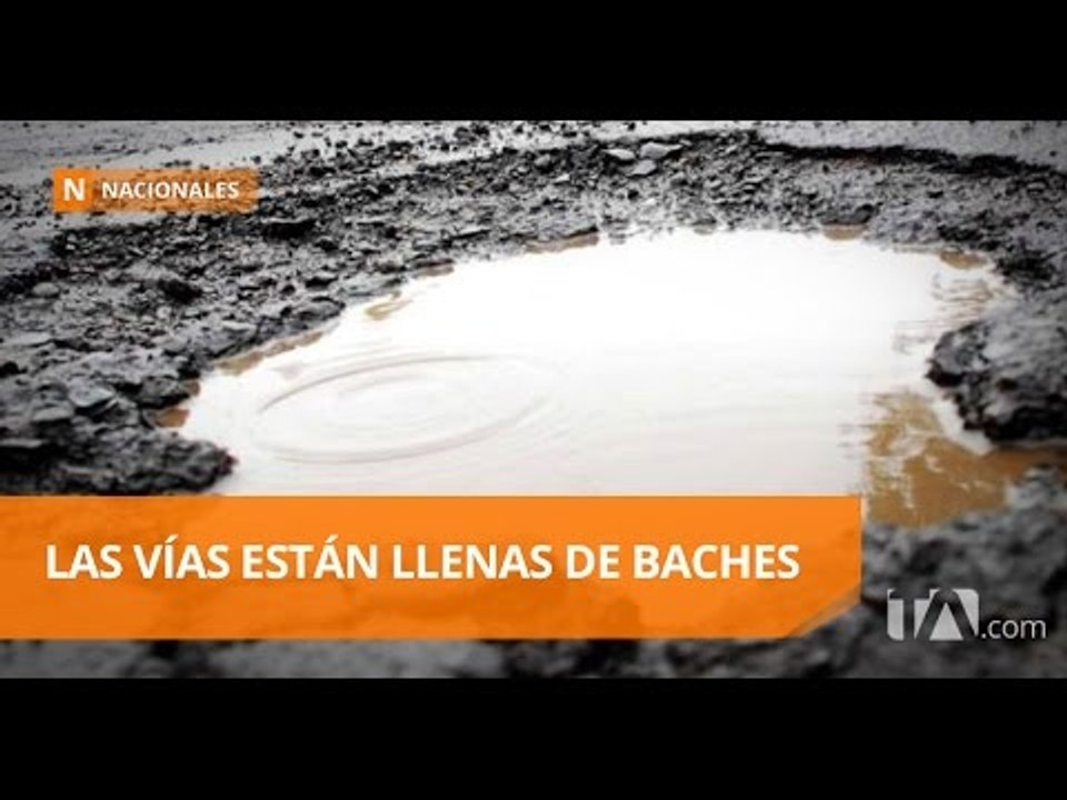 Conductores se quejan por el mal estado de las vías