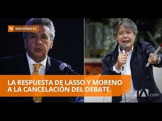 Lasso y Moreno reaccionaron debido a la cancelación del diálogo