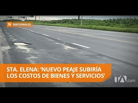 Reparos a concesión de vía que une Guayaquil y Santa Elena - Teleamazonas