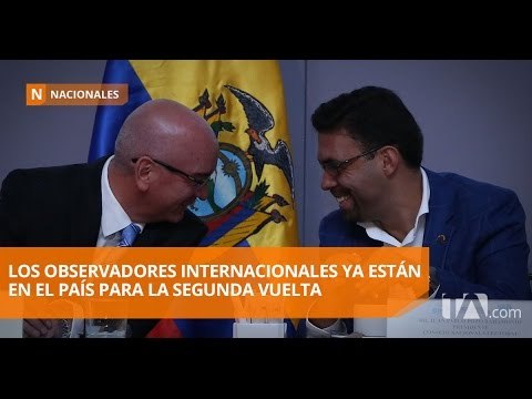El CNE presentó a las misiones de observación electoral - Teleamazonas