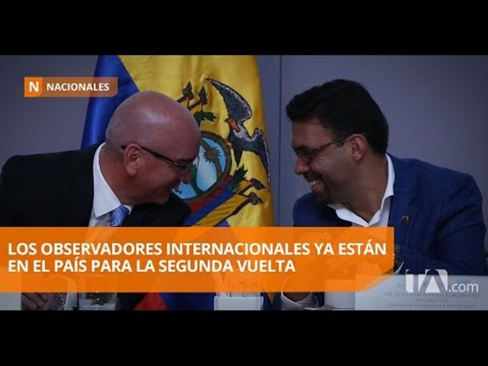 El CNE presentó a las misiones de observación electoral - Teleamazonas