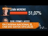 Los datos oficiales del Consejo Nacional Electoral - Teleamazonas