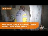 Una familia que vive en extrema pobreza necesita ayuda