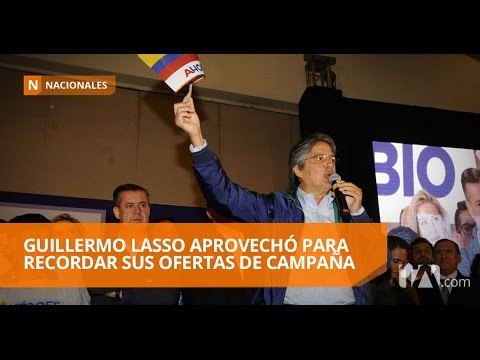 Guillermo Lasso cumplió agenda en Guayaquil - Teleamazonas