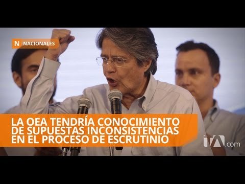 La OEA tendría conocimiento de supuestas inconsistencias en el proceso de escrutinio
