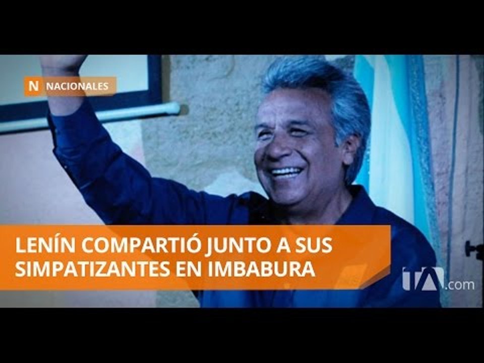 Lenín Moreno se reunió con simpatizantes en Imbabura - Teleamazonas