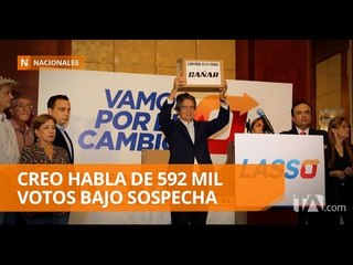 Télécharger la video: CREO expone las supuestas irregularidades en elecciones - Teleamazonas