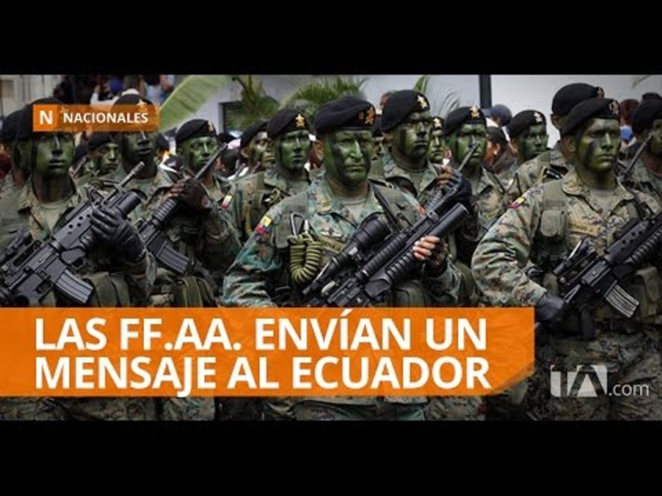 Las FF.AA. se pronuncian ante el actual momento político - Teleamazonas