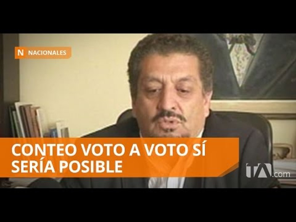 Exmiembros del TSE afirman que conteo voto a voto sí es posible - Teleamazonas