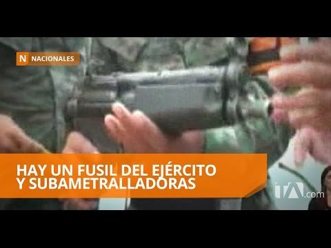 Incautan gran cantidad de explosivos, armas y municiones - Teleamazonas