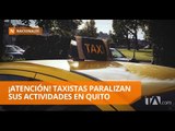 Más de 300 cooperativas de taxis paralizan sus actividades