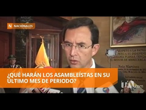 Asambleístas se preparan para su último mes de periodo legislativo - Teleamazonas