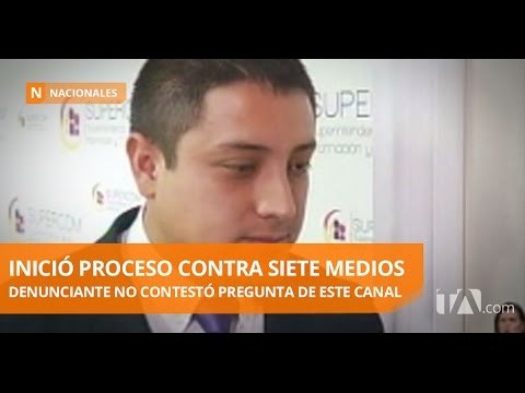 Empiezan audiencias contra medios por supuesta censura previa - Teleamazonas
