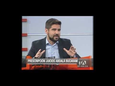 Entrevista a Abdalá Bucaram Pulley, sobre la prescripción de juicios de su padre