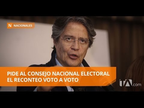 Guillermo Lasso objeta 4243 actas - Teleamazonas